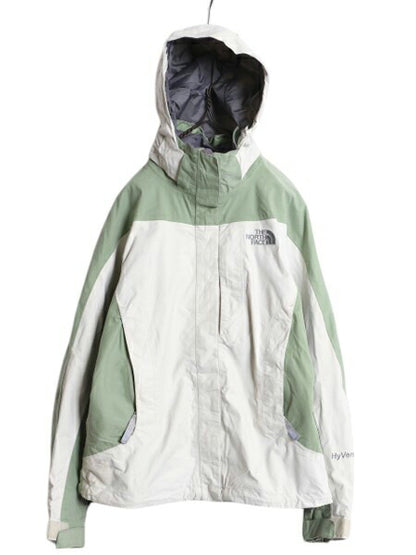 US企画 ノースフェイス HyVent マウンテンパーカー ジャケット レディース M / 古着 The North Face マンパ ナイロン ブルゾン フルジップ