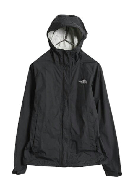 US企画 ノースフェイス ベンチャー ジャケット レディース XS The North Face HYVENT マウンテンパーカー ナイロン パッカブル ブルゾン 黒