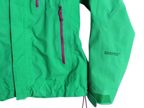 パタゴニア ピオレット ジャケット レディース XS 12年製 Patagonia マウンテン パーカー ナイロン ジャンパー ゴアテックス 撥水 防水 緑