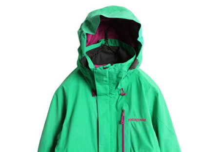 パタゴニア ピオレット ジャケット レディース XS 12年製 Patagonia マウンテン パーカー ナイロン ジャンパー ゴアテックス 撥水 防水 緑