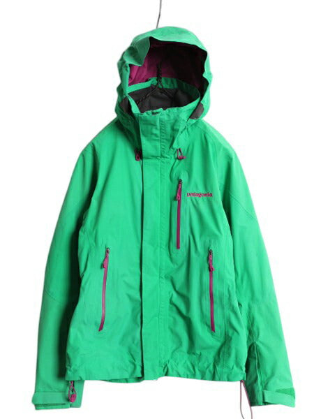 パタゴニア ピオレット ジャケット レディース XS 12年製 Patagonia マウンテン パーカー ナイロン ジャンパー ゴアテックス 撥水 防水 緑