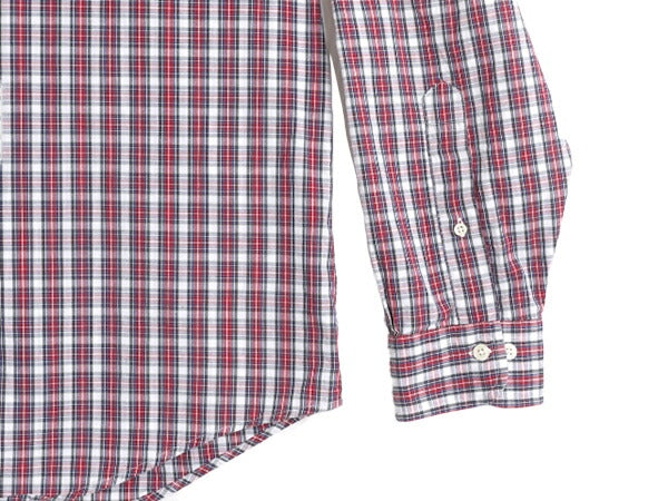 ブルックスブラザーズ チェック 長袖 ボタンダウン シャツ メンズ L Brooks Brothers 346 コットン マルチカラー BD BDシャツ ポケット付き