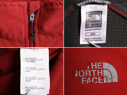 ノースフェイス FLIGHT SERIES ソフトシェル ジャケット ( メンズ M ) The North face ストレッチ 切替 ブルゾン ジャンパー 2トーン 赤 灰