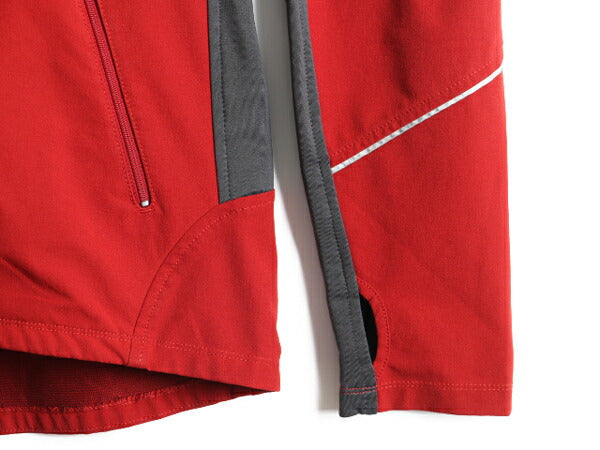 ノースフェイス FLIGHT SERIES ソフトシェル ジャケット ( メンズ M ) The North face ストレッチ 切替 ブルゾン ジャンパー 2トーン 赤 灰