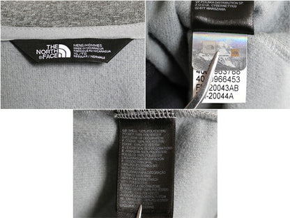 US企画 ノースフェイス トラック ジャケット メンズ XL The North Face 裏 フリース フルジップ 大きいサイズ ジャンパー 企業 ジャージ 灰