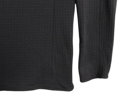 パタゴニア R1 プルオーバー レディース L / 18年製 Patagonia レギュレーター ストレッチ 裏 フリース カットソー ハーフジップ 黒 企業物