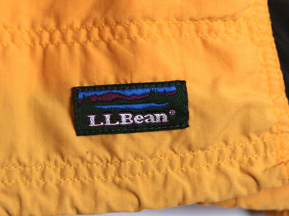 90s エルエルビーン ナイロン アノラック パーカー ジャケット レディース M 古着 オールド LLBEAN ハーフジップ プルオーバー パッカブル