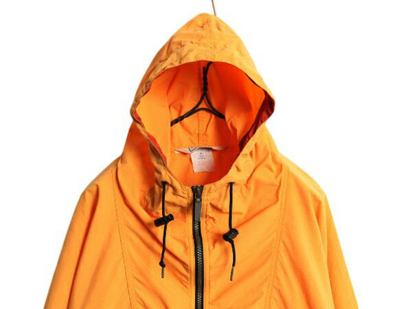 90s エルエルビーン ナイロン アノラック パーカー ジャケット レディース M 古着 オールド LLBEAN ハーフジップ プルオーバー パッカブル