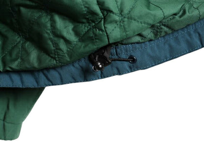 エルエルビーン 中綿 ナイロン パーカー ジャケット メンズ L 古着 LLBEAN マウンテンパーカー プリマロフト フルジップ ブルゾン ツートン