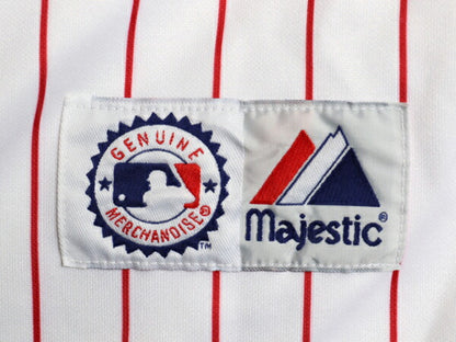 フィリーズ ベースボール シャツ メンズ XXL 程/ MLB オフィシャル マジェスティック 大リーグ ユニフォーム 大きいサイズ 重ね着 ジャージ