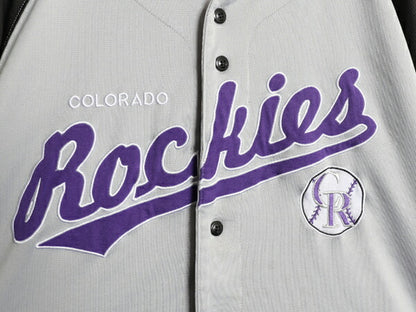 ロッキーズ ベースボール シャツ メンズ XXL / MLB オフィシャル ダイナスティ 大リーグ ユニフォーム ゲームシャツ ジャージ 大きいサイズ