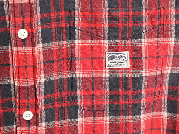 デニム&サプライ ラルフローレン チェック 長袖 オックスフォード シャツ メンズ L / DENIM&SUPPLY ポロ コットン 長袖シャツ マルチカラー