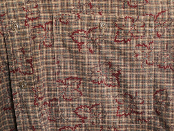 80s チャップス ラルフローレン 長袖 ボタンダウン シャツ メンズ M / 80年代 ヴィンテージ CHAPS 長袖シャツ マルチカラー チェック 総柄