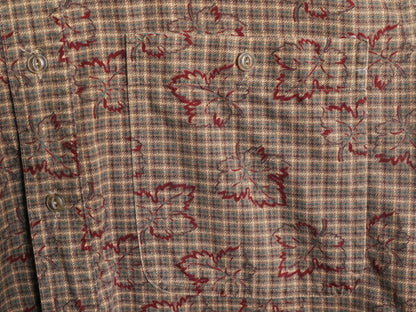 80s チャップス ラルフローレン 長袖 ボタンダウン シャツ メンズ M / 80年代 ヴィンテージ CHAPS 長袖シャツ マルチカラー チェック 総柄