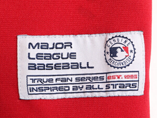 MLB オフィシャル TRUE FAN フィリーズ ベースボール シャツ メンズ XL / 古着 ゲームシャツ ユニフォーム メジャーリーグ 半袖シャツ 野球