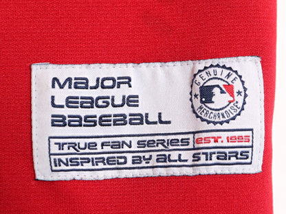 MLB オフィシャル TRUE FAN フィリーズ ベースボール シャツ メンズ XL / 古着 ゲームシャツ ユニフォーム メジャーリーグ 半袖シャツ 野球