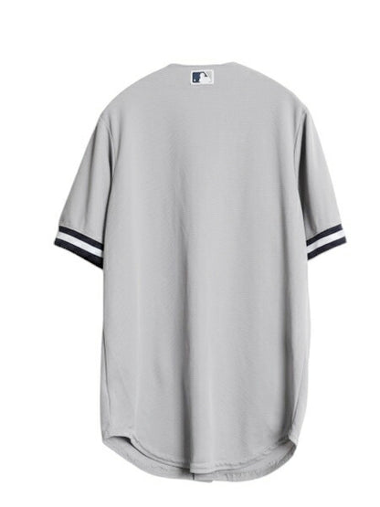 ヤンキース ベースボール シャツ メンズ S / MLB オフィシャル マジェスティック 大リーグ ユニフォーム ゲームシャツ ジャージ 半袖シャツ