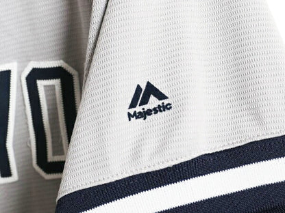 ヤンキース ベースボール シャツ メンズ S / MLB オフィシャル マジェスティック 大リーグ ユニフォーム ゲームシャツ ジャージ 半袖シャツ