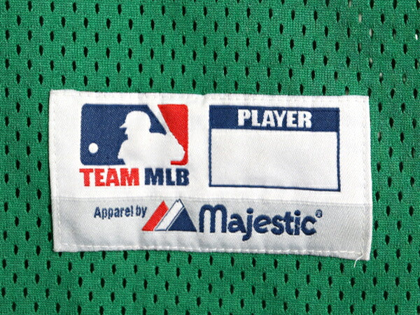 レッドソックス ベースボール シャツ メンズ M 程/ 古着 MLB オフィシャル マジェスティック 大リーグ ユニフォーム ゲームシャツ メッシュ