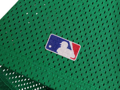 レッドソックス ベースボール シャツ メンズ M 程/ 古着 MLB オフィシャル マジェスティック 大リーグ ユニフォーム ゲームシャツ メッシュ