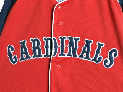 カージナルス ベースボール シャツ メンズ XL / MLB オフィシャル トゥルーファン 大リーグユニフォーム ゲームシャツ ジャージ 半袖シャツ