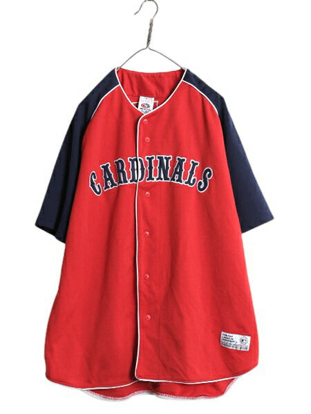 カージナルス ベースボール シャツ メンズ XL / MLB オフィシャル トゥルーファン 大リーグユニフォーム ゲームシャツ ジャージ 半袖シャツ