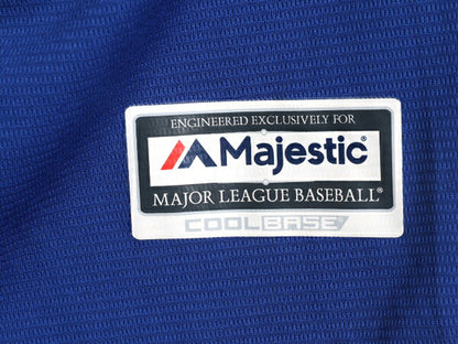 MLB オフィシャル Majestic メッツ ベースボール シャツ メンズ XXL 古着 ユニフォーム ゲームシャツ メジャーリーグ 半袖シャツ 大リーグ