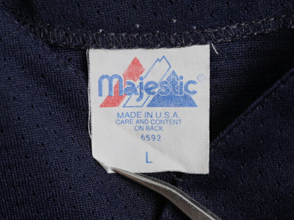 USA製 MLB オフィシャル Majestic レッドソックス ベースボール シャツ メンズ L / ユニフォーム ゲームシャツ メジャーリーグ 半袖シャツ