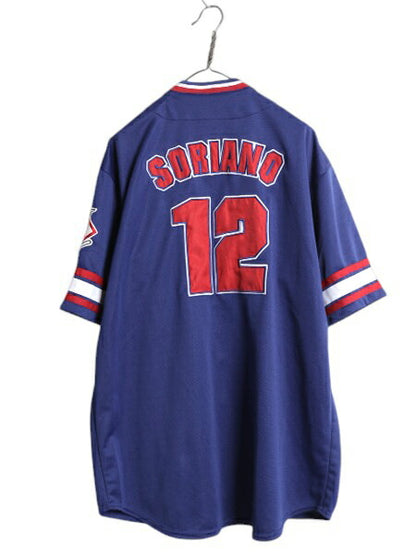 カブス ベースボール シャツ メンズ XL 古着 MLB オフィシャル トゥルーファン 大リーグ ユニフォーム ゲームシャツ ジャージ 大きいサイズ