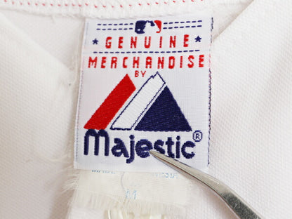 レッドソックス ベースボール シャツ メンズ M / MLB オフィシャル マジェスティック 大リーグ ユニフォーム ゲームシャツ ジャージ 重ね着