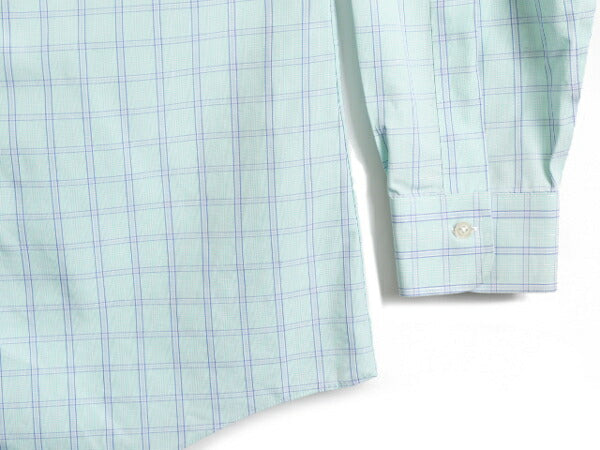 ブルックスブラザーズ チェック 長袖 シャツ メンズ M 程 Brooks Brothers 長袖シャツ コットン ポケット付き ノーアイロン スリムフィット