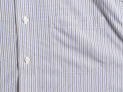 ブルックスブラザーズ ストライプ ボタンダウン 長袖 シャツ メンズ L 程 古着 Brooks Brothers ピマ コットン ノーアイロン ワイシャツ BD