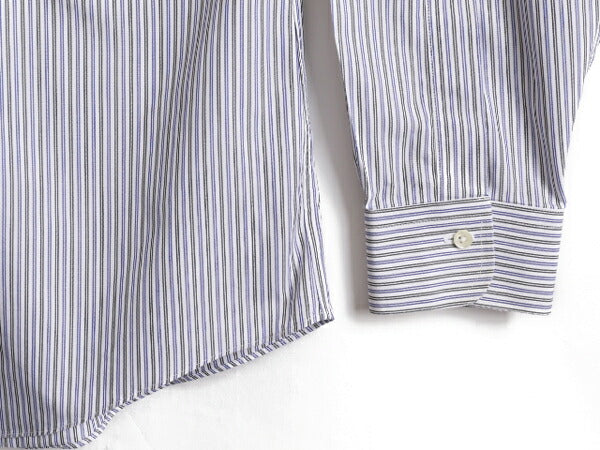 ブルックスブラザーズ ストライプ ボタンダウン 長袖 シャツ メンズ L 程 古着 Brooks Brothers ピマ コットン ノーアイロン ワイシャツ BD