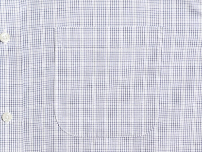 ブルックスブラザーズ チェック 長袖 シャツ メンズ L 程/ Brooks Brothers コットン ノーアイロン ワイシャツ 長袖シャツ ポケット付き