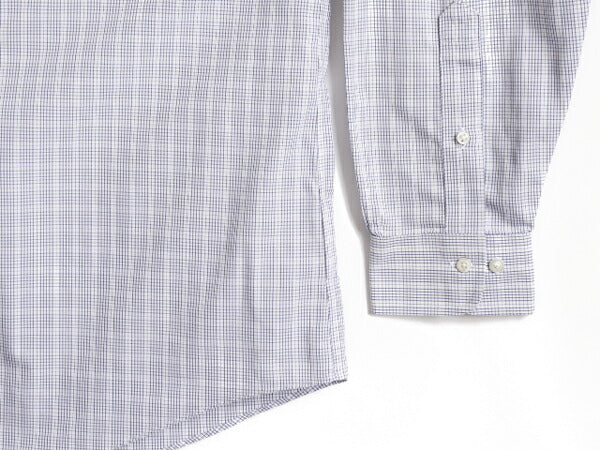 ブルックスブラザーズ チェック 長袖 シャツ メンズ L 程/ Brooks Brothers コットン ノーアイロン ワイシャツ 長袖シャツ ポケット付き