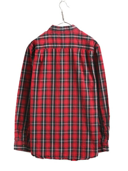 US企画 カーハート チェック ボタンダウン 長袖 シャツ メンズ M / Carhartt 長袖シャツ ワーク コットン マルチカラー 廃盤 ポケット付き