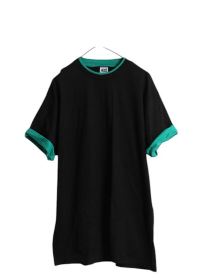デッドストック 90s USA製 アンビル 無地 半袖 Tシャツ メンズ レディース XL 黒 オールド ヘビーウェイト コットン ブラック 大きいサイズ