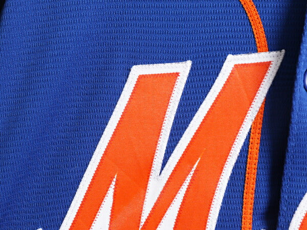 MLB オフィシャル Majestic メッツ ベースボール シャツ メンズ S / ユニフォーム ゲームシャツ メジャーリーグ 半袖シャツ 大リーグ 野球