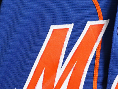 MLB オフィシャル Majestic メッツ ベースボール シャツ メンズ S / ユニフォーム ゲームシャツ メジャーリーグ 半袖シャツ 大リーグ 野球