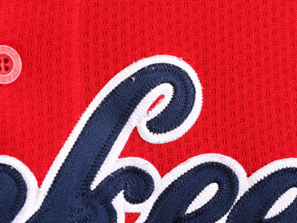 MLB オフィシャル スターター ヤンキース ベースボール シャツ メンズ L / ユニフォーム ゲームシャツ 半袖シャツ メジャーリーグ 大リーグ