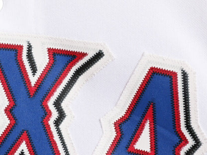 MLB オフィシャル Majestic レンジャーズ ベースボール シャツ メンズ M 古着 ユニフォーム 半袖シャツ ゲームシャツ メジャーリーグ 野球