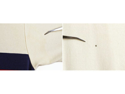 90s 希少サイズ S ■ POLO SPORT ラルフローレン ボーダー 半袖 ポロシャツ ( メンズ ) 古着 90年代 ポロ ポロスポーツ テニス 半袖シャツ