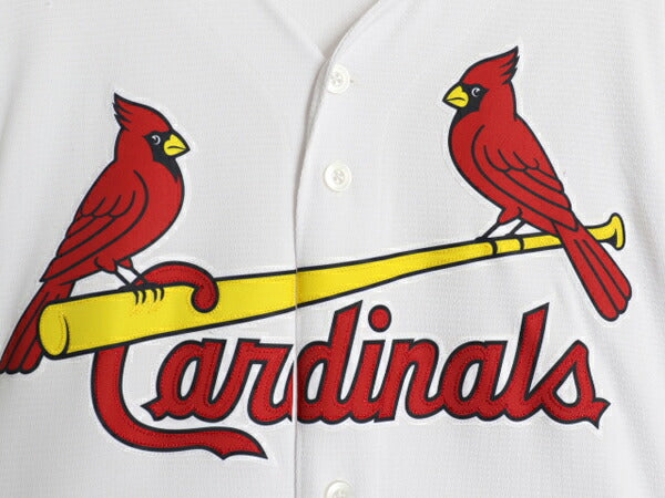 カージナルス ベースボール シャツ メンズ M / MLB オフィシャル マジェスティック 大リーグ ユニフォーム ゲームシャツ 半袖シャツ 重ね着