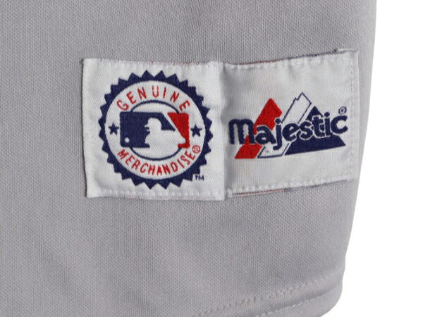 ヤンキース ベースボール シャツ メンズ XL 程/ MLB オフィシャル マジェスティック 大リーグ ユニフォーム 重ね着 ジャージ 大きいサイズ