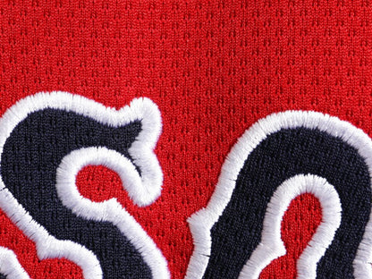 MLB オフィシャル Majestic レッドソックス ベースボール シャツ ボーイズ XL メンズ S 程/ 古着 ユニフォーム メジャーリーグ 半袖シャツ