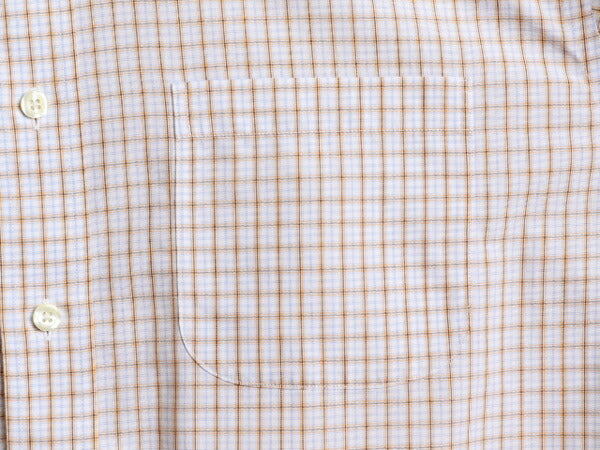ブルックスブラザーズ チェック ボタンダウン 半袖 シャツ メンズ M / Brooks Brothers 346 半袖シャツ コットン ノーアイロン ワイシャツ