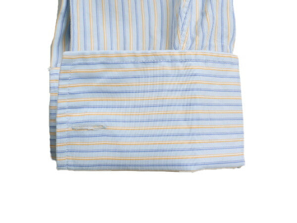 90s USA製 ブルックスブラザーズ ストライプ 長袖 シャツ メンズ L 程/ 90年代 オールド Brooks Brothers ドレス ワイシャツ ダブルカフス