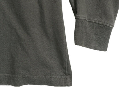 カーハート ポケット付き 長袖 Tシャツ メンズ M / 古着 CARHARTT ロンT ワンポイント ポケT ロゴT ヘビーウェイト ワーク クルーネック 灰
