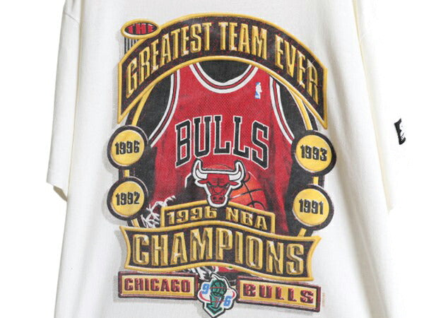 90s USA製 ブルズ アート イラスト プリント 半袖 Tシャツ メンズ L / オールド NBA オフィシャル スターター バスケ マイケル ジョーダン