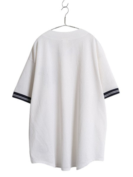 USA製 ヤンキース ベースボール シャツ メンズ XXL / MLB オフィシャル マジェスティック 大リーグ ユニフォーム 大きいサイズ 半袖シャツ